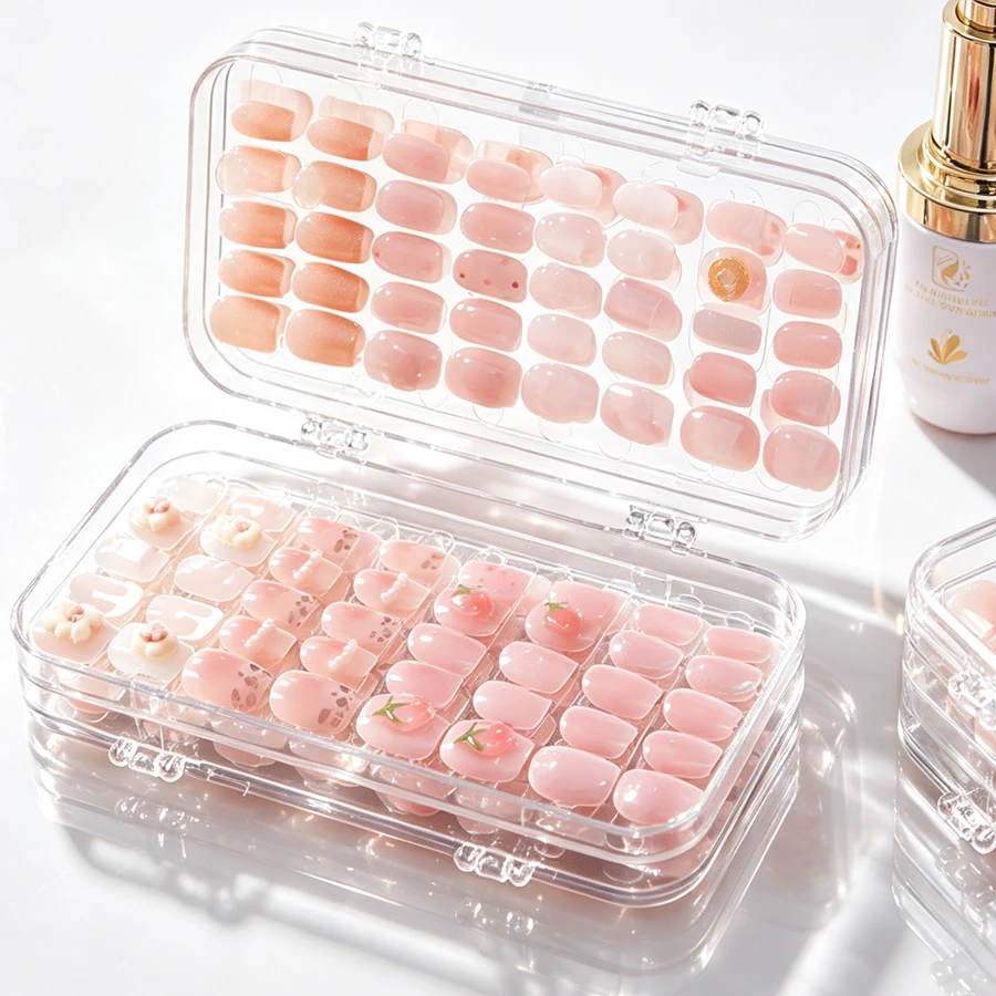Nail Art Rame - Clear Foldable Press On Nail Storage