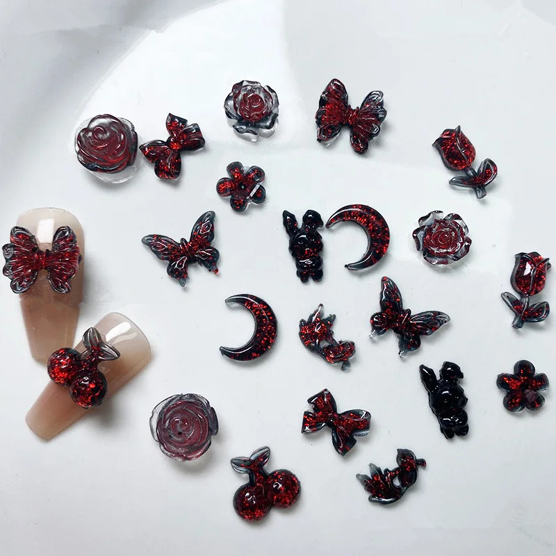 50pcs Vampire Nails Accessorie - Nail Art Vampire recension och pris