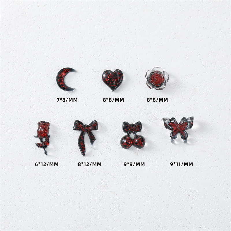 50pcs Vampire Nails Accessorie - Nail Art Vampire recension och pris
