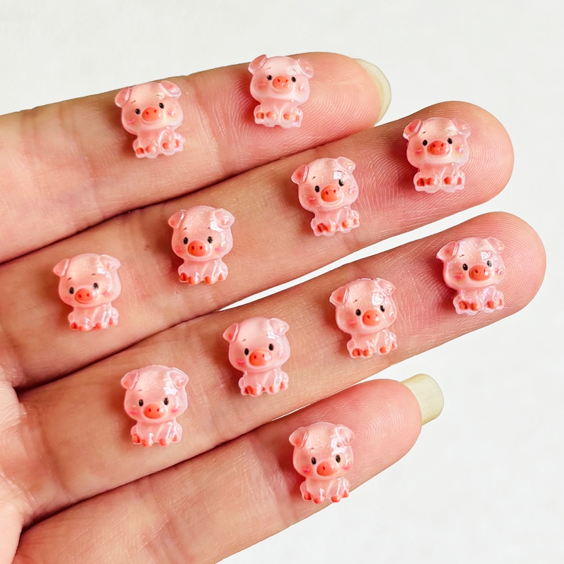 60 pieces of cartoon mini pig  - Nail Art Vintage recension och pris