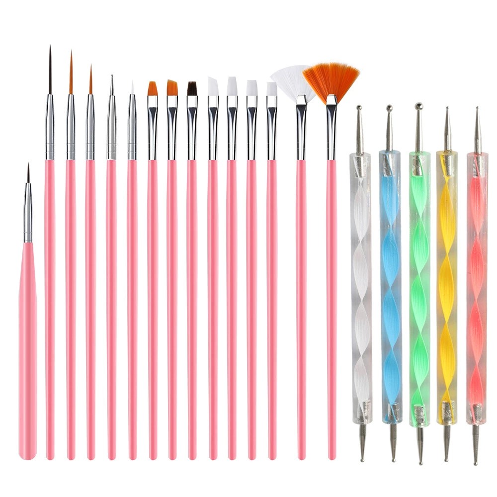 15/20Pcs Nail Art Brush Design - Nail Art Rame recension och pris
