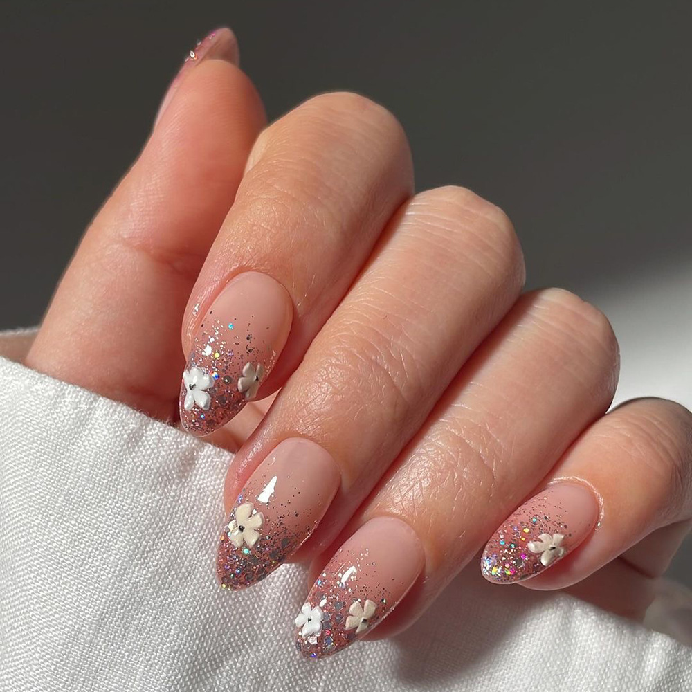 24pcs Fashion Rhinestone Press - Nail Art French recension och pris