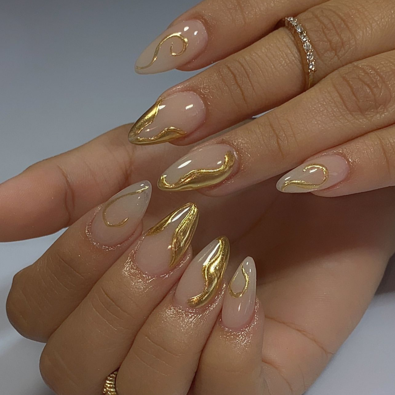 24PCS 3D Golden French Short A - Nail Art French recension och pris