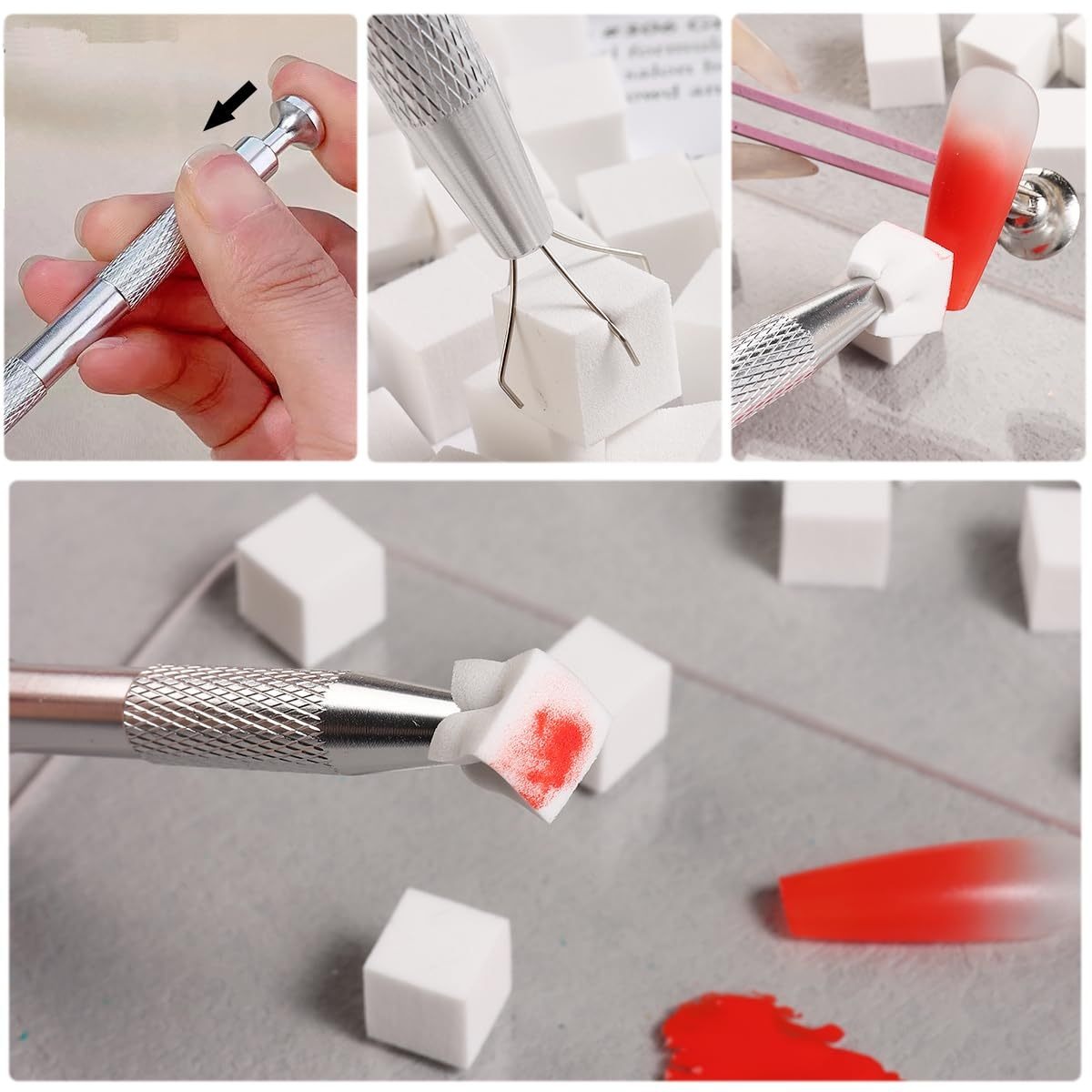1/50/100Pcs Square Nail Art Sp - Nail Art Rame recension och pris