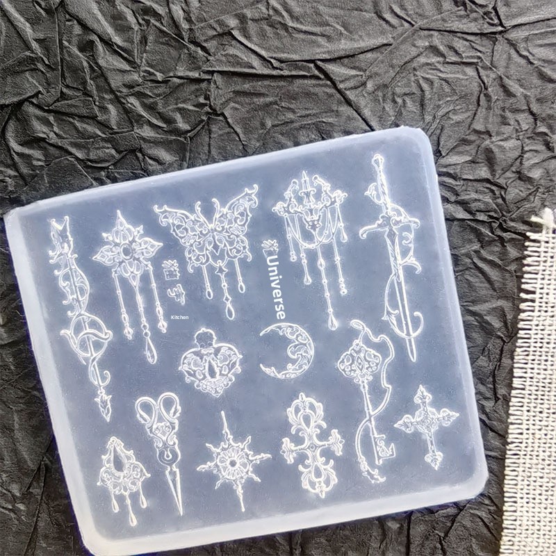 Gothic Vintage Metal‑Texture N - Nail Art Vintage recension och pris