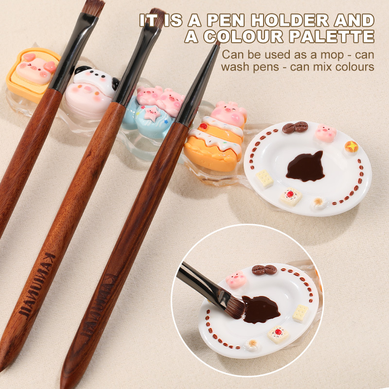 KANIU Cute Animal Nail Brush H - Nail Art Rame recension och pris