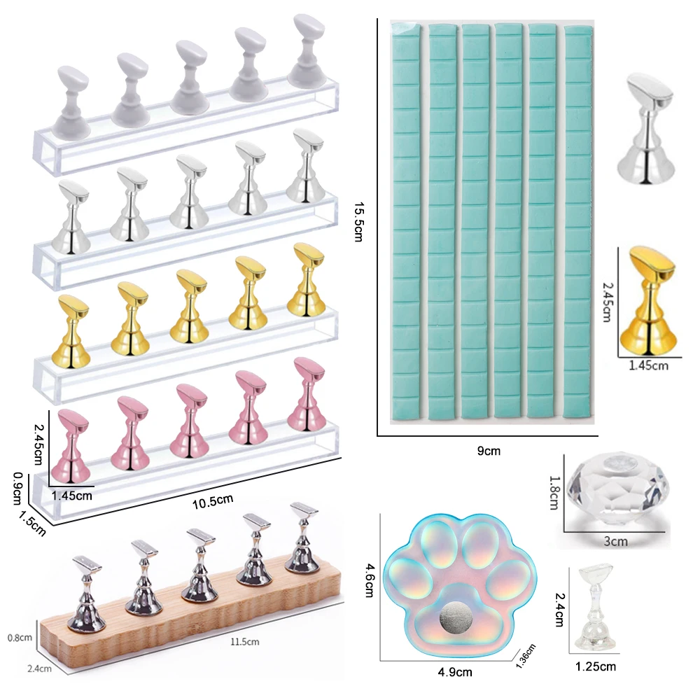 5PCS/Pack Chess Magnetic Nail  - Nail Art Gold recension och pris