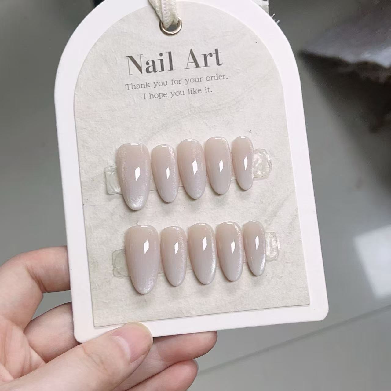 10pcs Solid Color Handmade Pre - Nail Art French recension och pris