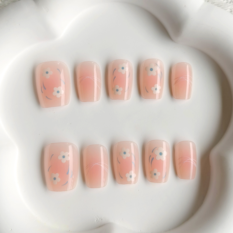 10Pcs Women Spring Fresh and D - Nail Art French recension och pris