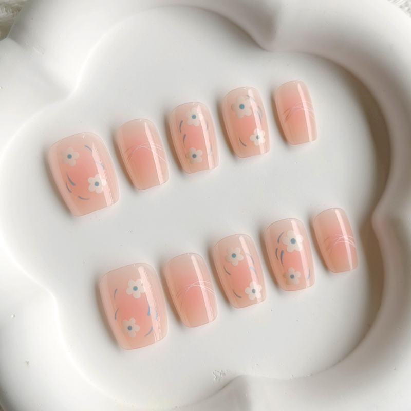10Pcs Women Spring Fresh and D - Nail Art French recension och pris