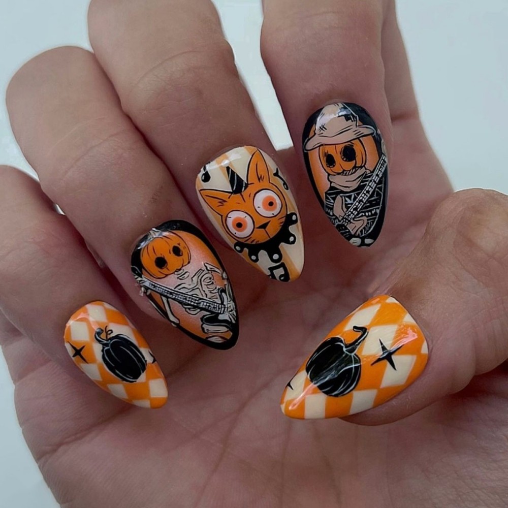 24PCS Halloween Long Stiletto  - Nail Art Vampire recension och pris