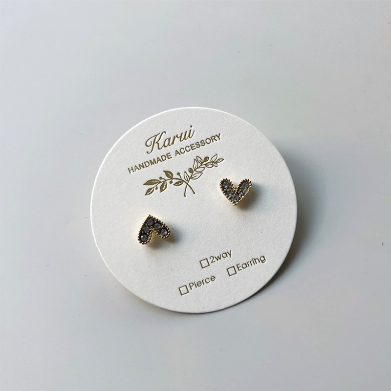 Customized Earring Display Car - Nail Art Gold recension och pris