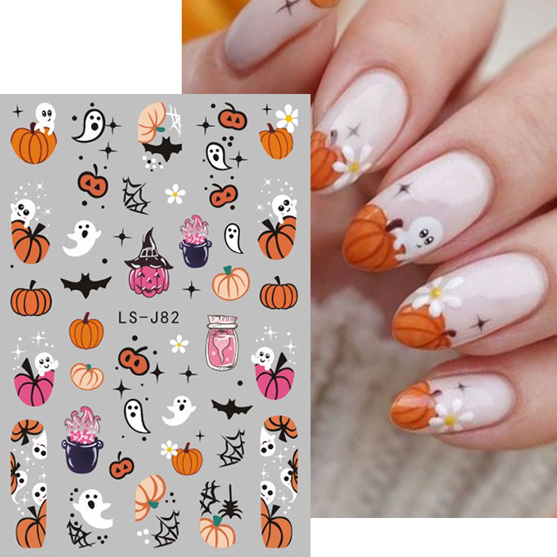 4pcs Halloween Gothic 3D Nail  - Nail Art Vampire recension och pris