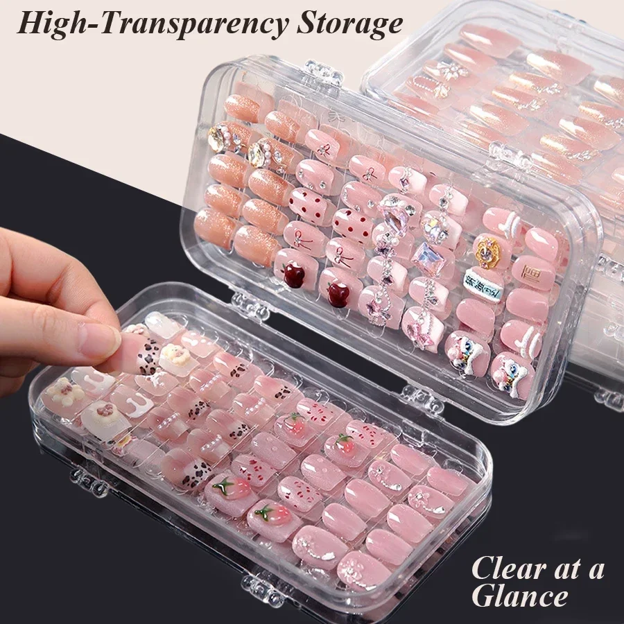 Clear Foldable Press On Nail S - Nail Art Rame recension och pris