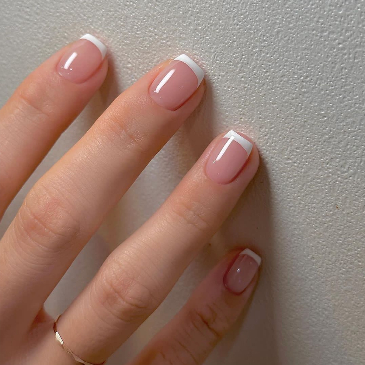 24ps/set Short Fake Nails for  - Nail Art French recension och pris