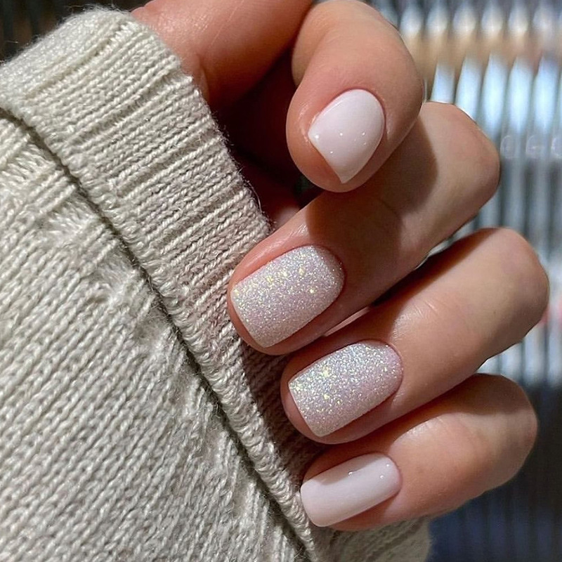 24ps/set Short Fake Nails for  - Nail Art French recension och pris