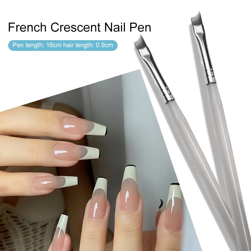 1/5Pcs Professional French Nai - Nail Art Rame recension och pris