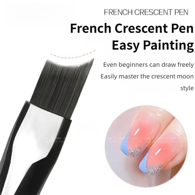 1/5Pcs Professional French Nai - Nail Art Rame recension och pris