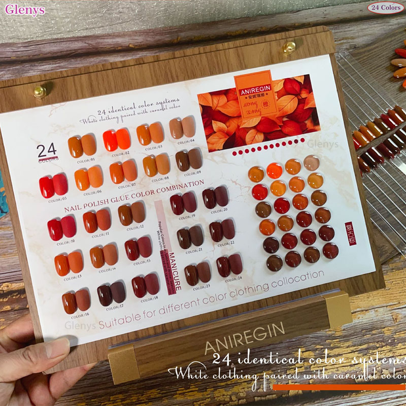 Vintage Brown 24 Color Nail Po - Nail Art Vintage recension och pris