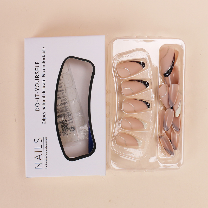 24 pieces French-style wearabl - Nail Art French recension och pris