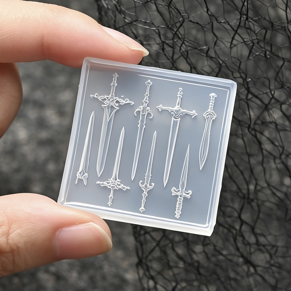 1Pc Mini Sword Nail Mold Medie - Nail Art Vintage recension och pris