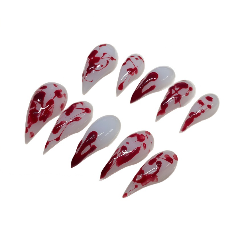 10PCS Handmade Stiletto Press  - Nail Art Vampire recension och pris