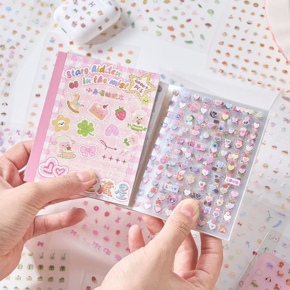 Cute Mini Nail Sticker Book So - Nail Art Vintage recension och pris