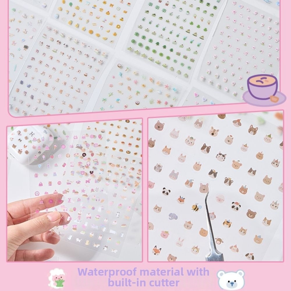 Cute Mini Nail Sticker Book So - Nail Art Vintage recension och pris